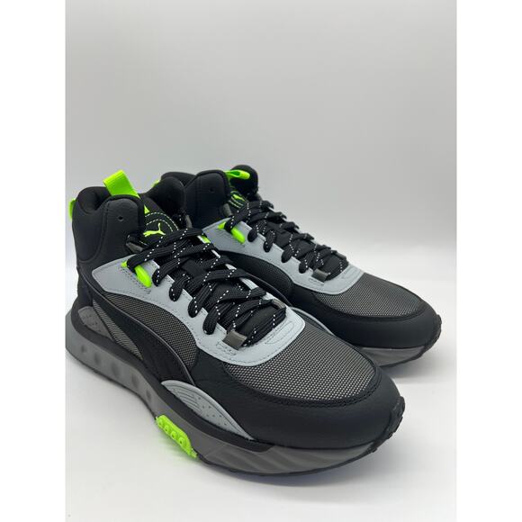 Puma Wild Rider Mid WS Black/Grey 381598-01 Men’s Sneaker Size 8. - Picture 11 of 13